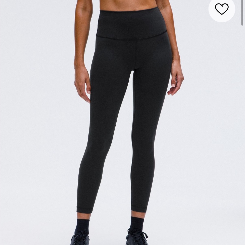 Lululemon Wunder train 25” - Black Leggings (like new) size 6